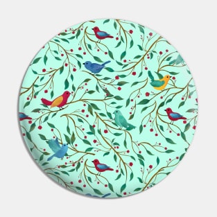 Birds of paradise Pin