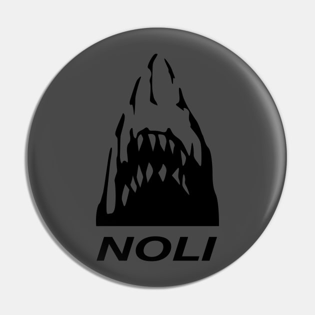 Minimalist Jaws Print Pin by NorthOfLongIsland