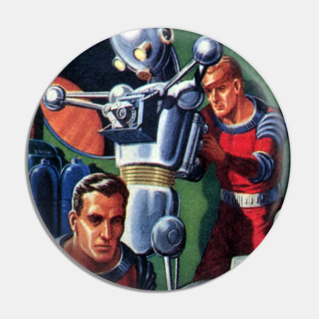 Vintage Science Fiction Pin by MasterpieceCafe