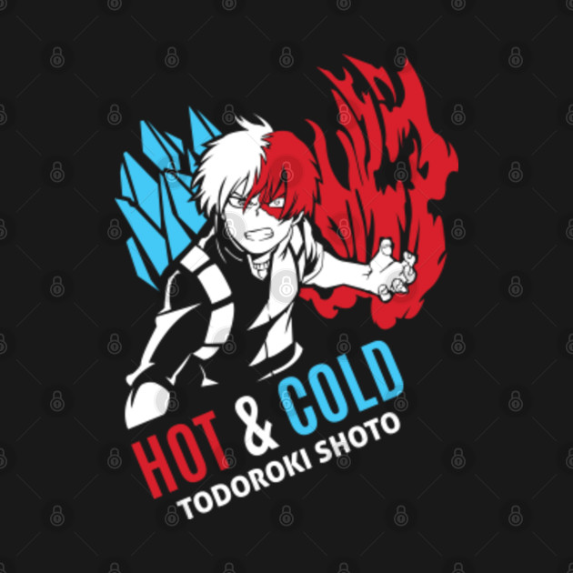 Disover Hot n Cold | Todoroki Shoto - Todoroki My Hero Academia - T-Shirt