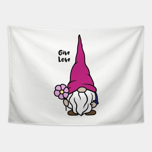 Give Love Gnome Tapestry