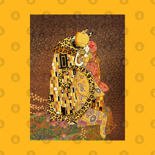 The Little Kiss - Klimt and AT tribute by Piezaroth