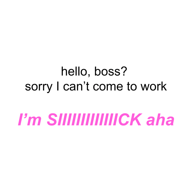 "sorry boss" Y2K slogan by miseryindx 