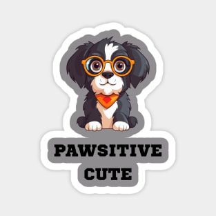 Pawsitive Cute Magnet