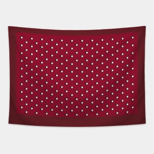 Maroon VSCO Retro Aesthetic Stars pattern Tapestry