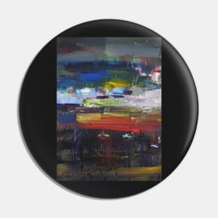 Abstract Landscape Bay 249 Pin