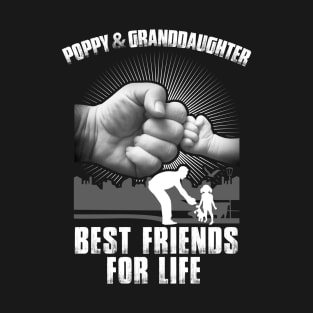 Poppy And Granddaughter Best Friends For Life T-Shirt & Hoodie T-Shirt