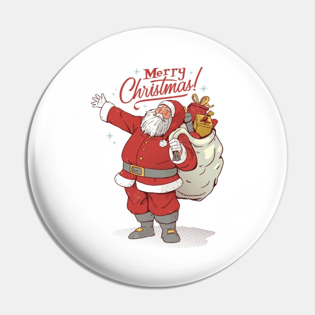 Merry Christmas Santa Pin by MajorCompany