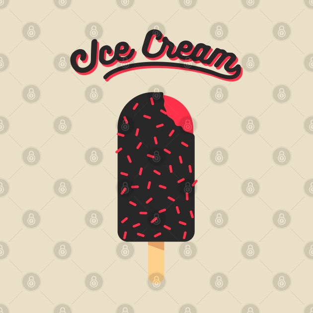 Ice Cream Black Pink by area-design