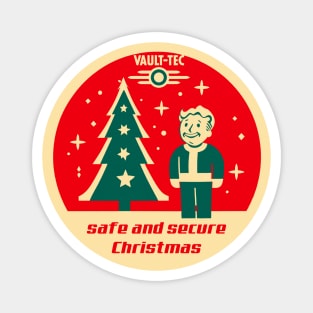 Safe and Secure Christmas Magnet