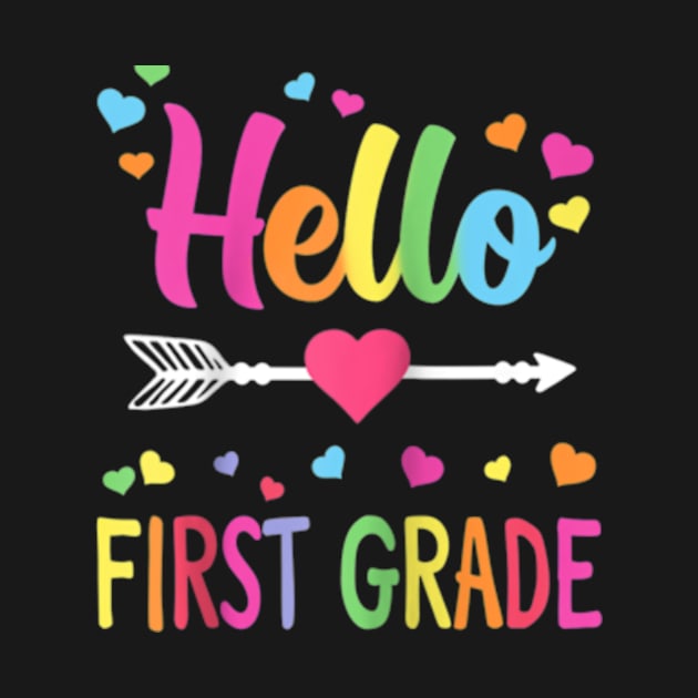 Heo 1st Grade Back To Schoo First Grade Teachers Students Ragan Baseba Tee by GWCVFG