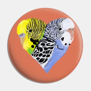 Painted Bird Love Pin