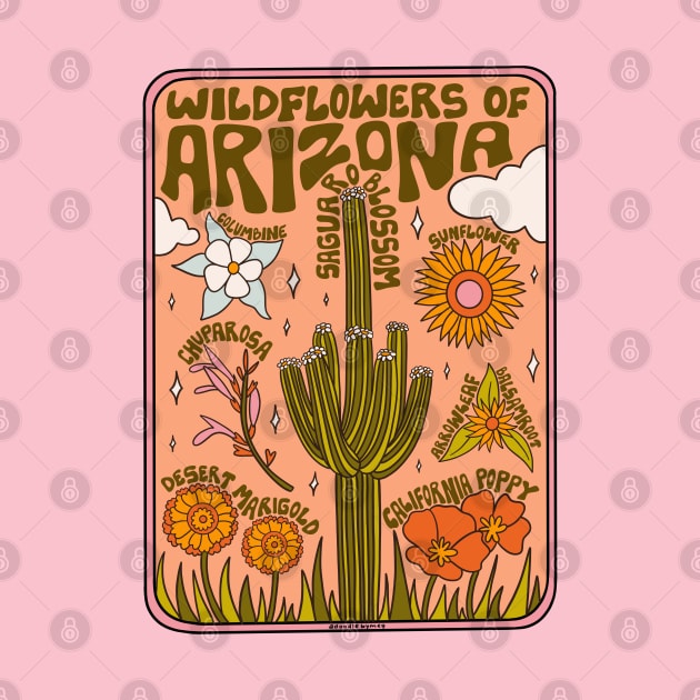 Arizona Wildflowers by Doodle by Meg