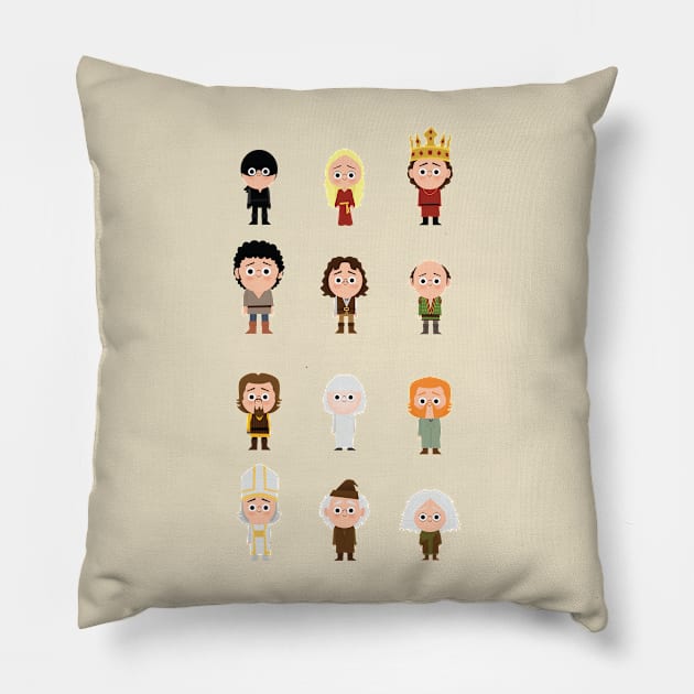 Princess Bride Friends Pillow by Fall Down Tree