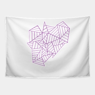 Ab Lines New Amethyst Tapestry