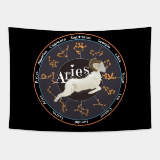 New Aries Zodiac sign Tapestry