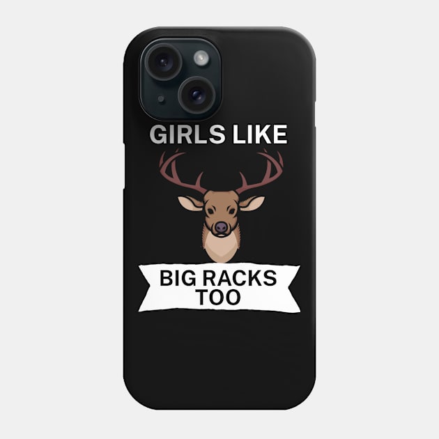 Girls like big racks too Phone Case by maxcode