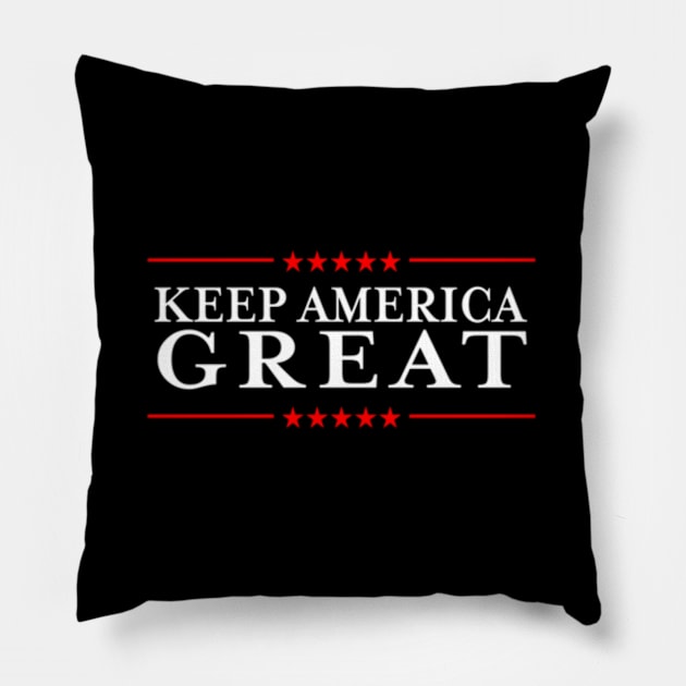 Keep America - Trump 2020 Pillow by lam-san-dan