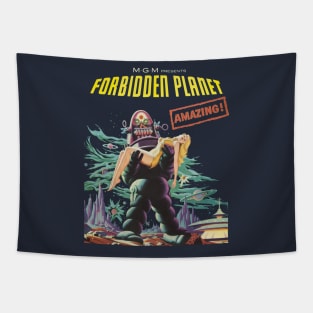 Forbidden Planet Poster Tapestry