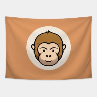 Cute Monkey Tapestry