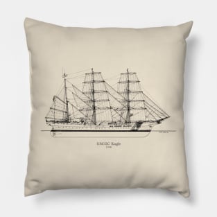 United States Coast Guard Cutter Eagle wix-327 - S Pillow