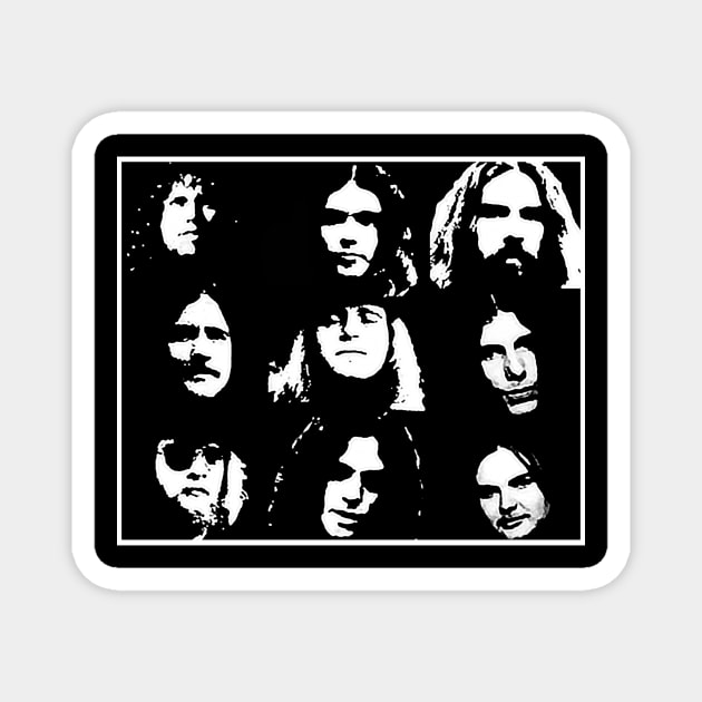 Skynyrd Heads Magnet by BigOrangeShirtShop