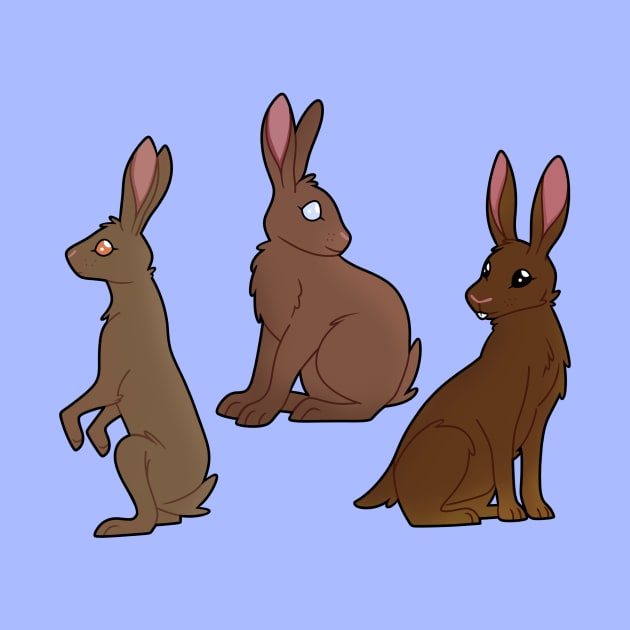 Three Jackrabbit by Hero75