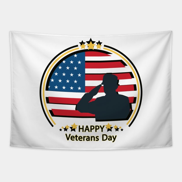 Happy Veterans Day Tapestry by bakry