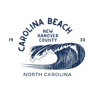 Carolina Beach, NC Beachgoing Summertime Waves T-Shirt