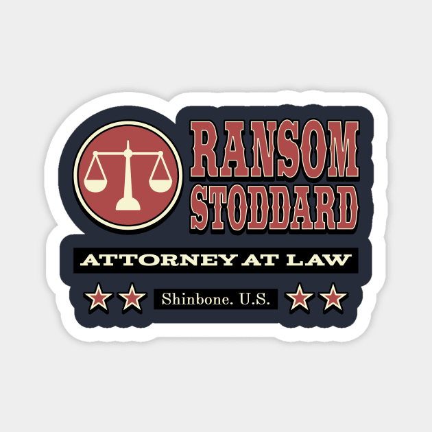 Ransom Stoddard - Who Shot Liberty Valance Magnet by robotrobotROBOT