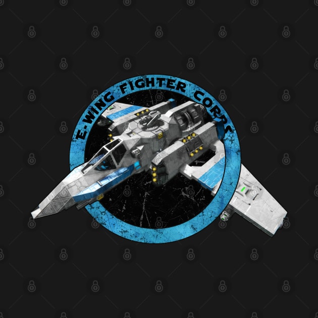 E - WING FIGHTER CORPS BLUE by mamahkian