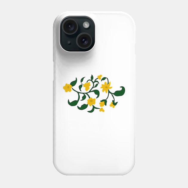 Perisan flower - Persian (iran) art Phone Case by Elbenj