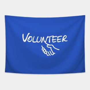 Volunteer. Helping hand Tapestry