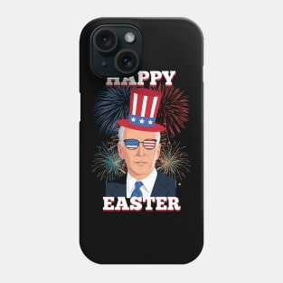 Funny Happy Easter Confused Joe Biden 4th Of July men women Phone Case