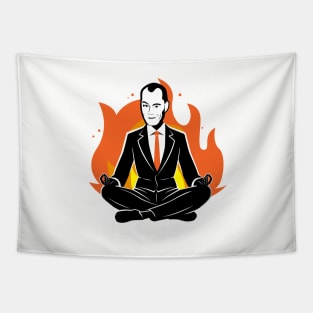 Yoga Brad (Dark) Tapestry