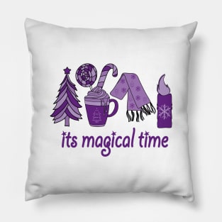 Tis the Season New Year Vibes Holiday Gift Pillow