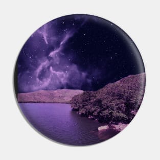 Galactic Night Pin