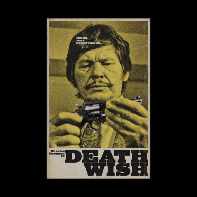 Death Wish Movie Poster Tee by trevorduntposterdesign