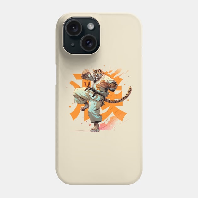 karate tiger Phone Case by piratesnow