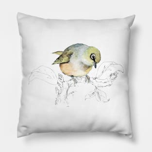 waxeye - Sylvereye bird Pillow