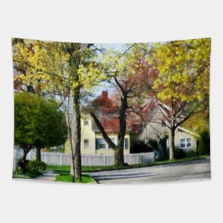 Spring - Spring Begins in the Suburbs Tapestry