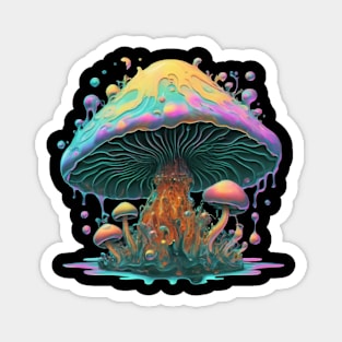 Space Magical Mushroom Magnet