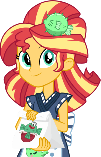 Sunset Shimmer Sushi Magnet