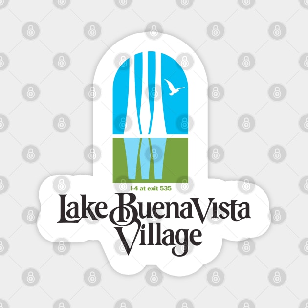 Lake Buena Vista Village Exit 535 Magnet by BurningSettlersCabin