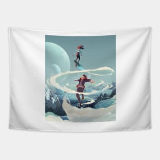 Sky Surfing Tapestry