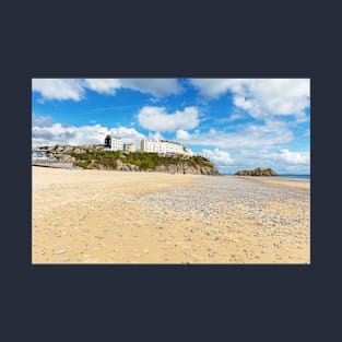 Tenby South Beach And St Catherines Island T-Shirt