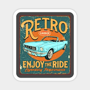 Retro Garage Magnet