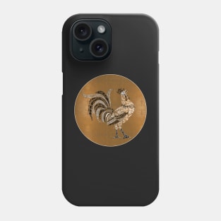 Le Coq Gaulois (The Gallic Rooster) Gold Leaf Phone Case