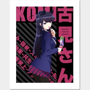 Komi-san Cat Ears Poster for Sale by darkerart
