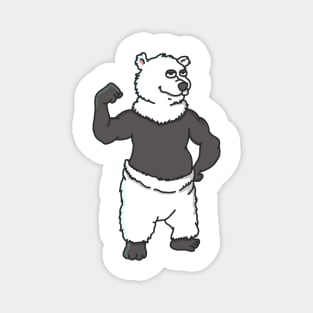 Not Really White – Polar Bear Skin & Fur Trivia Cartoon Magnet